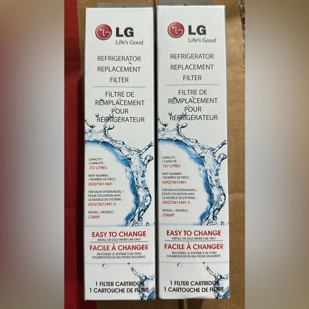 2 LG Refrigerator Replacement Filters - LT800P